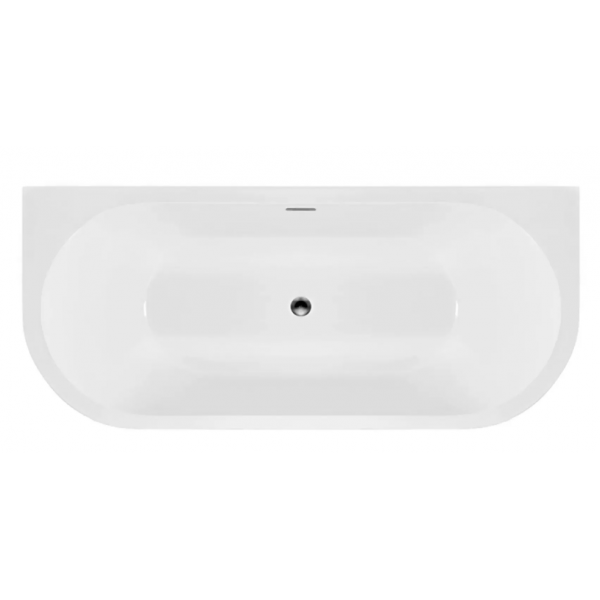 Ванна пристенная REA CAPRI 160х80 WHITE акриловая