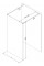 Душова стінка MEXEN KIOTO 130 LOFT-2 BLACK
