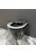 Подвесной унитаз VBI VULCANO BLACK ONYX