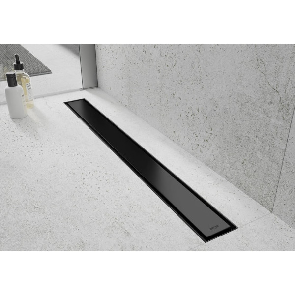 Трап для душу MEXEN FLAT 80 M13 BLACK 2в1 чорний