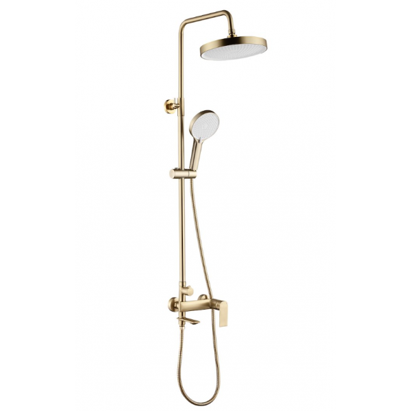 Душевой гарнитур REA VENETA BRUSHED GOLD с изливом