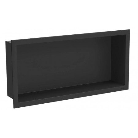 Вбудована полиця MEXEN X-Wall-R 45x20 BLACK з обідком