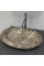 Умывальник (раковина) VBI VICENZA M BROWN STONE GLOSSY накладной