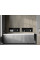 Вбудована полиця MEXEN X-Wall-R 60x20 BLACK з обідком