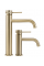Смеситель для раковины (умывальника) REA LUNGO GRIP BRUSHED GOLD высокий