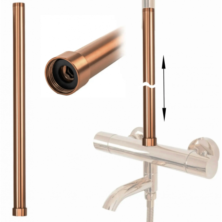 Удлинитель для душевого гарнитура REA BRUSHED COPPER 50 см