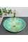 Умывальник (раковина) VBI PARMA MARBLE GREEN MATT накладной