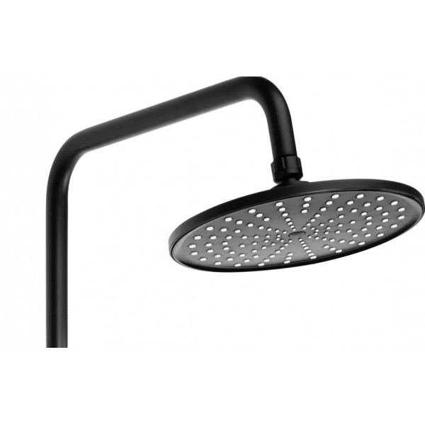 Душевой гарнитур REA SALTON BLACK черный с изливом