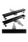 Трап для душа REA NEOX 70 SUPERFLOW BLACK 2в1 черный