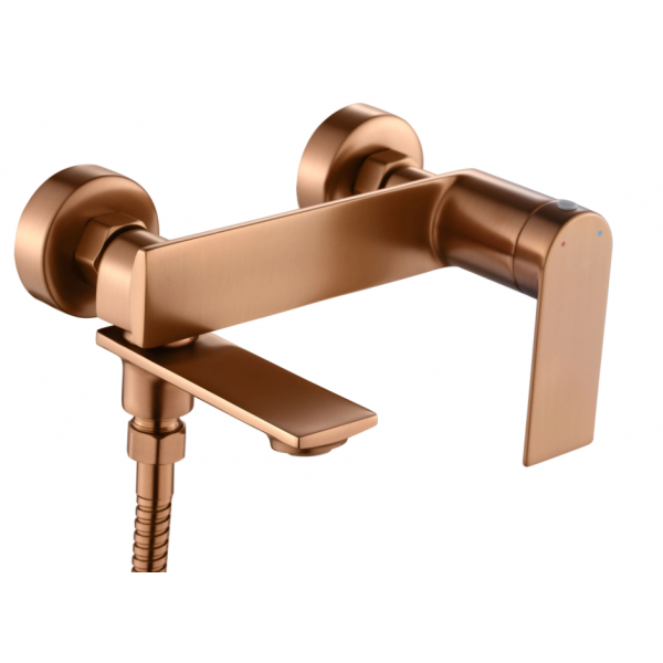 Смеситель для ванны и душа REA STORM BRUSHED COPPER с изливом