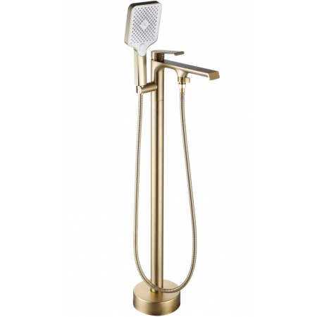Смеситель для ванны REA HASS BRUSHED GOLD напольный