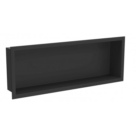 Вбудована полиця MEXEN X-Wall-R 60x20 BLACK з обідком
