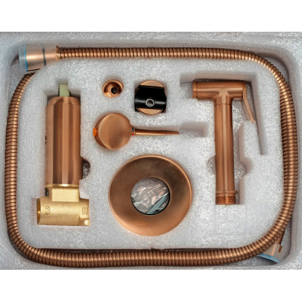Набор гигиенического душа REA LOOP BRUSHED COPPER