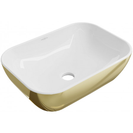 Умивальник (раковина) MEXEN RITA GOLD WHITE накладний
