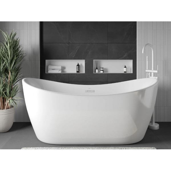 Вбудована полиця MEXEN X-Wall-NR 60x20 WHITE без обідка
