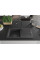 Гранітна кухонна мийка MEXEN PABLO BLACK GRANITE + сифон BLACK