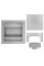 Трап для душа REA NEO 12x12 NICKIEL BRUSHED