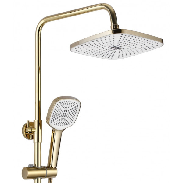 Душевой гарнитур REA ARGUS GOLD золотой с изливом