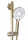 Душевой гарнитур REA DROP BRUSHED GOLD с изливом