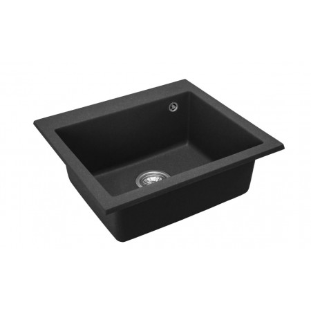 Гранитная кухонная мойка REA WEST XL BLACK