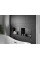Вбудована полиця MEXEN X-Wall-R 45x30 BLACK з обідком