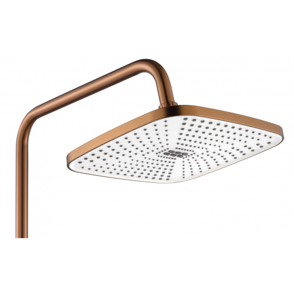 Душевой гарнитур REA ARGUS BRUSHED COPPER с изливом