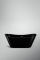 Ванна VBI MARMOLADA BLACK 170 x 75 отдельностоящая