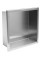 Встраиваемая полка REA 30X30 NICKEL BRUSHED с ободком