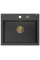 Гранітна кухонна мийка MEXEN OSCAR BLACK GRANITE + сифон GOLD