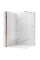 Душевая стенка REA FLEXI 120 TRANSPARENT BRUSHED COPPER