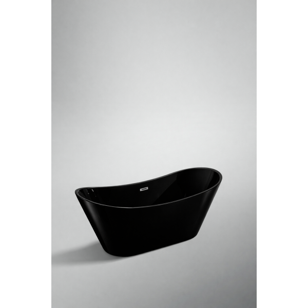 Ванна VBI MARMOLADA BLACK 170 x 75 отдельностоящая