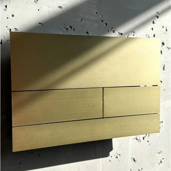 Кнопка смыва для инсталляции REA T BRUSHED GOLD