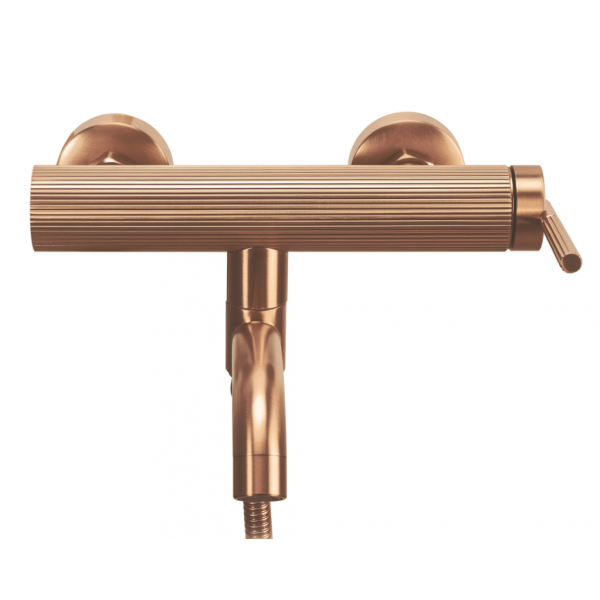 Смеситель для ванны и душа REA ARGON BRUSHED COPPER с изливом