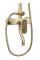 Душевой гарнитур REA DROP BRUSHED GOLD с изливом