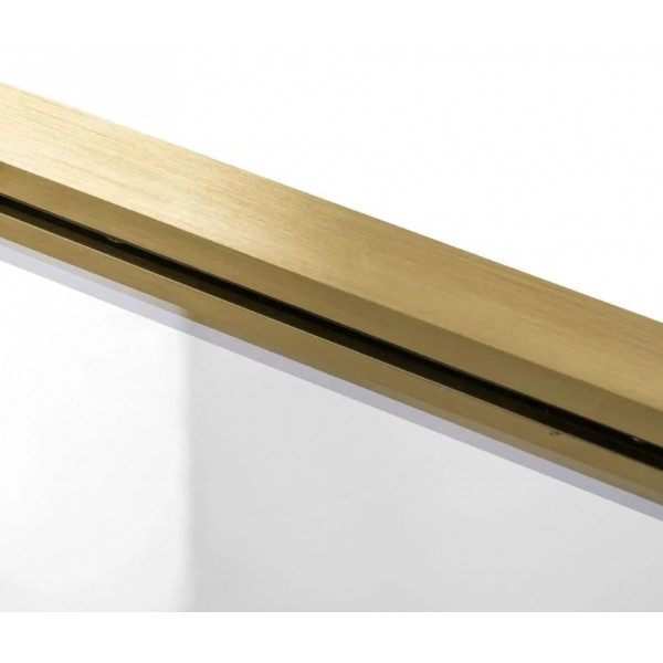 Душевая стенка REA AERO 110 BRUSHED GOLD