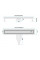 Трап для душа REA NEOX 60 SUPERFLOW BRUSHED STEEL 2в1 сталь