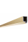 Магнитный профиль REA HUGO BRUSHED GOLD золотой матовый