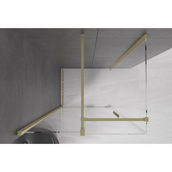 Душова кабіна MEXEN VELAR 110х80 BRUSHED GOLD