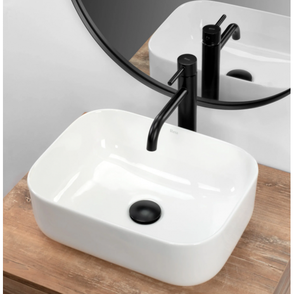 Умывальник (раковина) REA DEMI MINI WHITE белый накладной