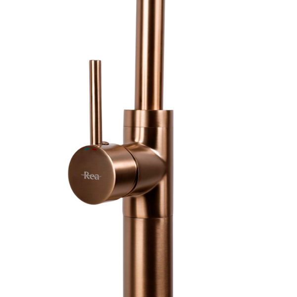 Смеситель для раковины REA LUNGO BRUSHED COPPER напольный