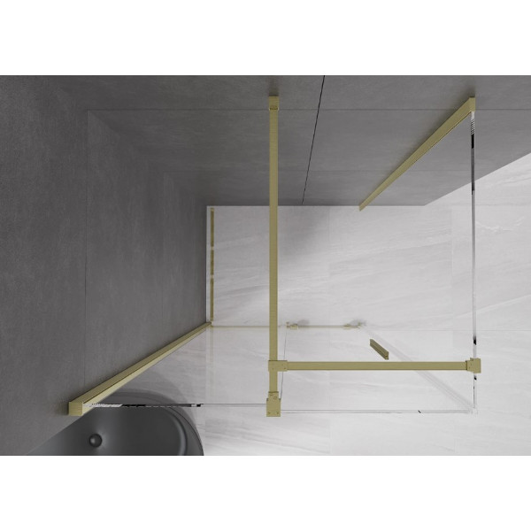 Душова кабіна MEXEN VELAR 100х85 BRUSHED GOLD