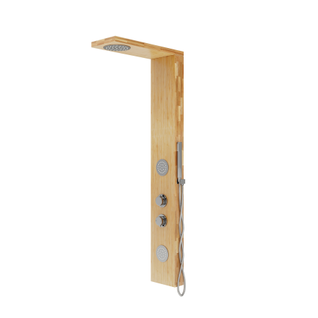Душова панель CORSAN BALTI 2.0 BAMBOO CHROME