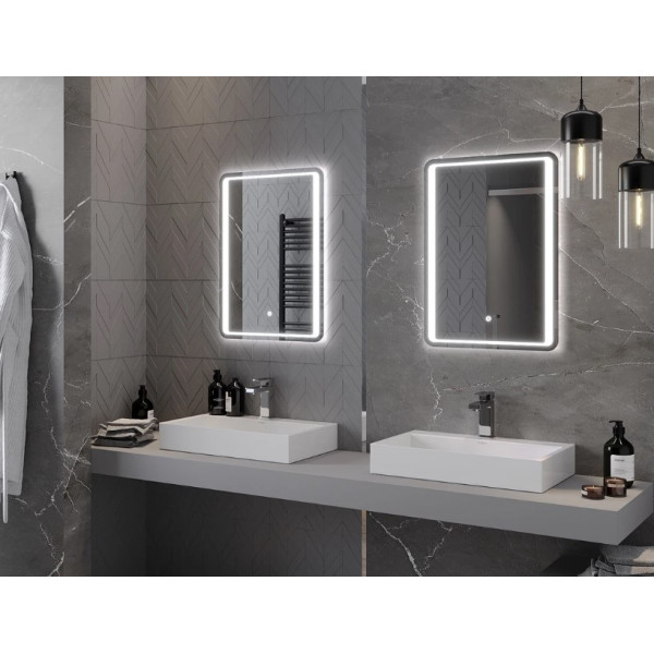 Дзеркало MEXEN ZUSA 50x70 LED прямокутне