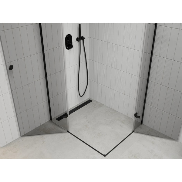 Душова кабіна MEXEN ROMA DUO 100x90 BLACK