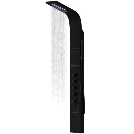 Душова панель CORSAN KASKADA BLACK LED