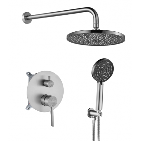 Душевая система REA FOSTER NICKEL BRUSHED + BOX скрытого монтажа
