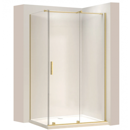 Душевая кабина REA MONTANA 130х80 BRASHED GOLD