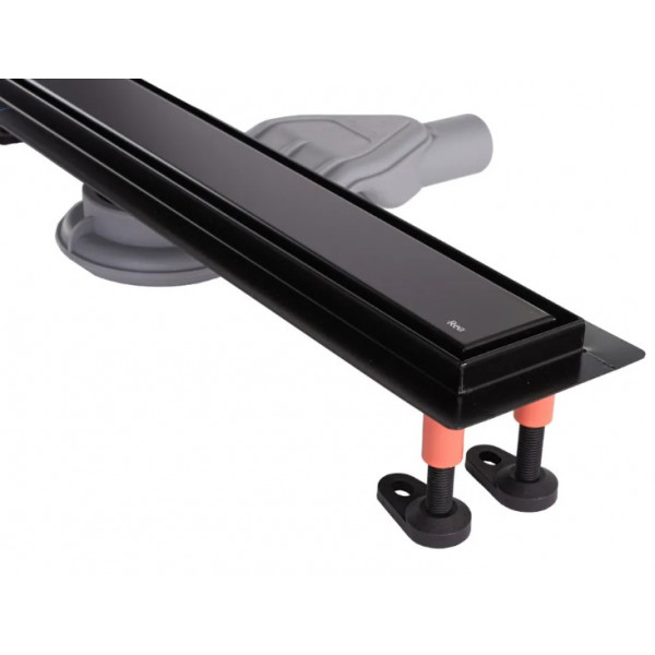 Трап для душа REA NEOX 70 SUPERFLOW BLACK 2в1 черный