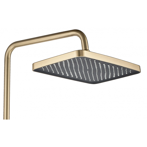 Душевой гарнтитур REA JOE BRUSHED GOLD с изливом
