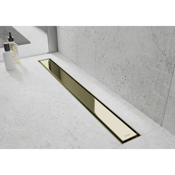 Трап для душу MEXEN FLAT 60 M13 GOLD 360 ° золотий